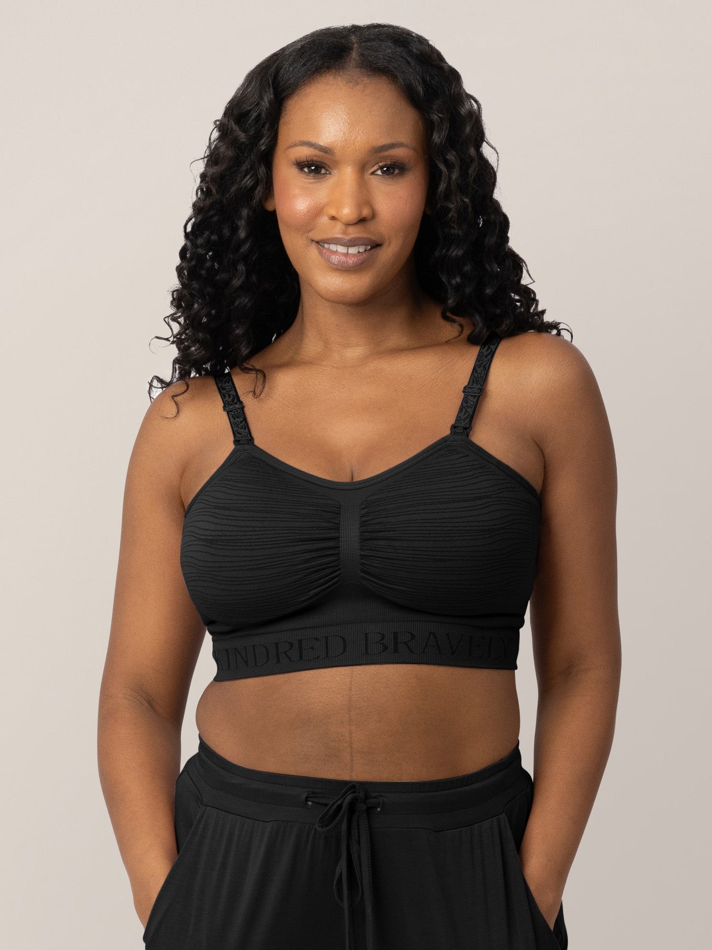 Brassière d'allaitement et de pompage mains libres | Noir