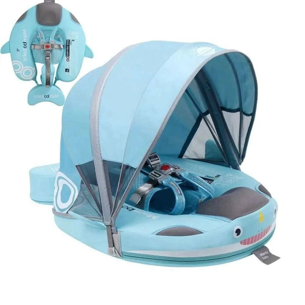 MamboBaby™ Nouveau Flotteur de Natation Narval pour enfants de 3 à 24 mois