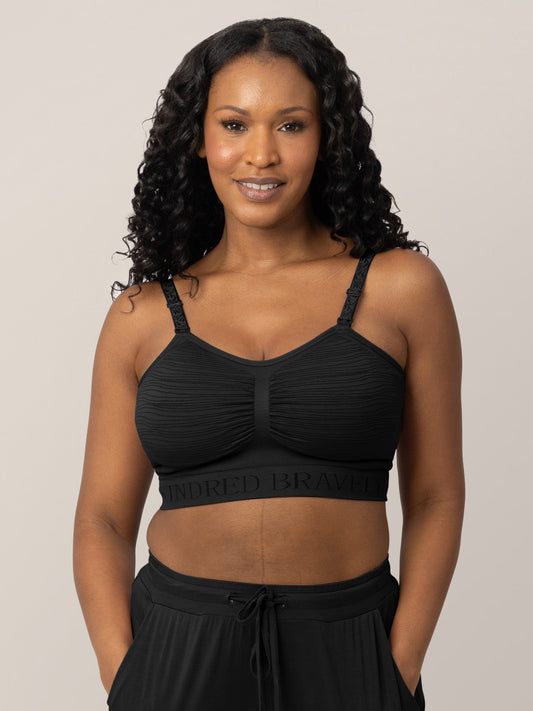 Brassière d'allaitement et de pompage mains libres | Noir