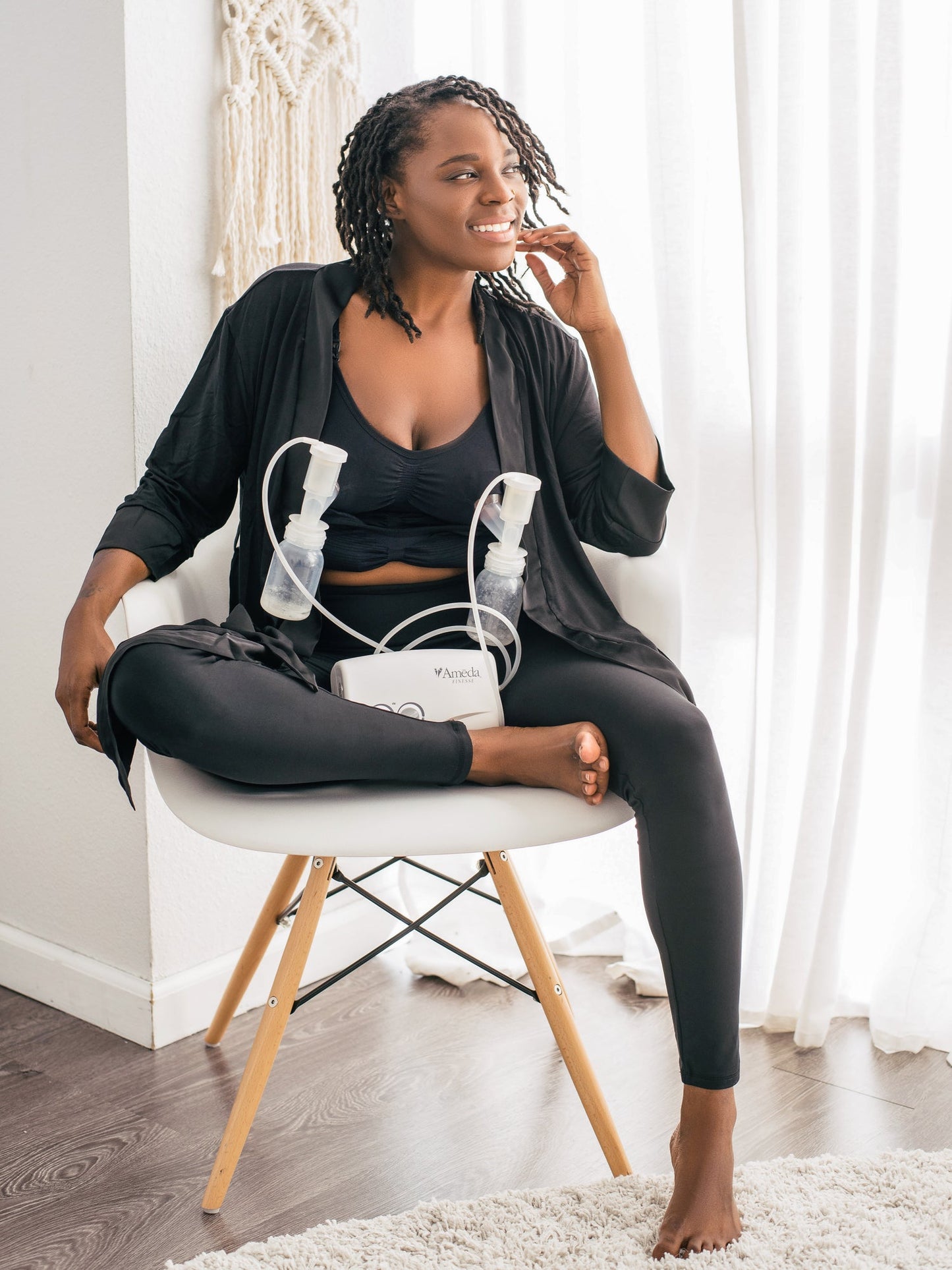 Brassière d'allaitement et de pompage mains libres | Noir
