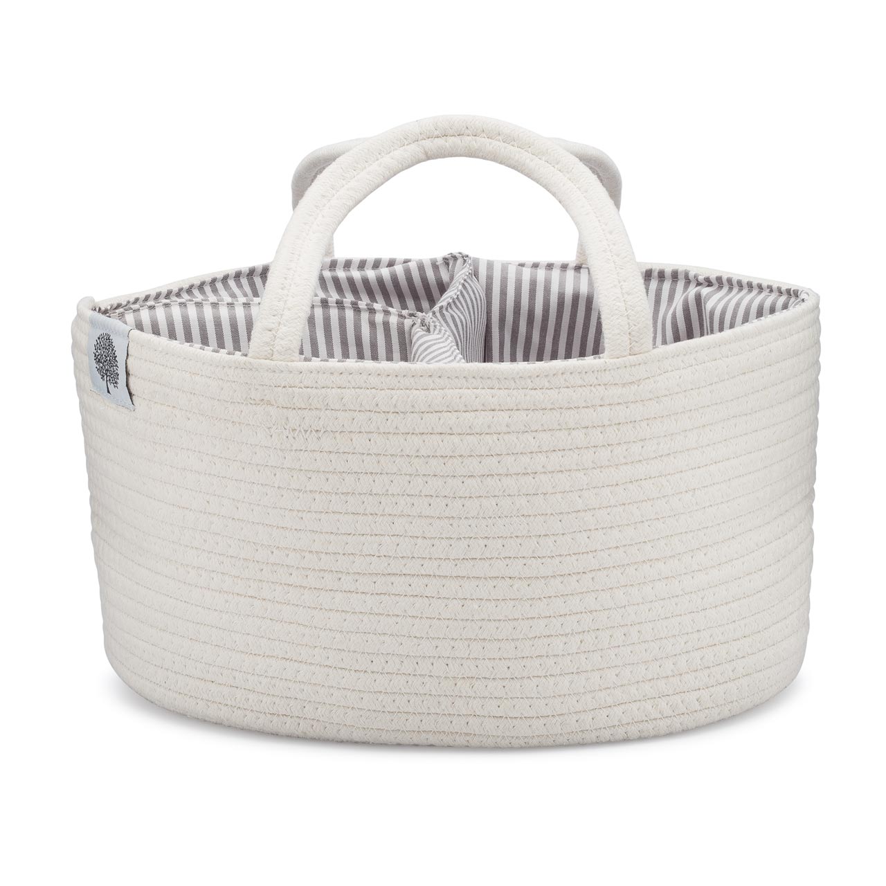 Panier à couches en corde – Organisateur de table à langer
