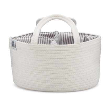Panier à couches en corde – Organisateur de table à langer