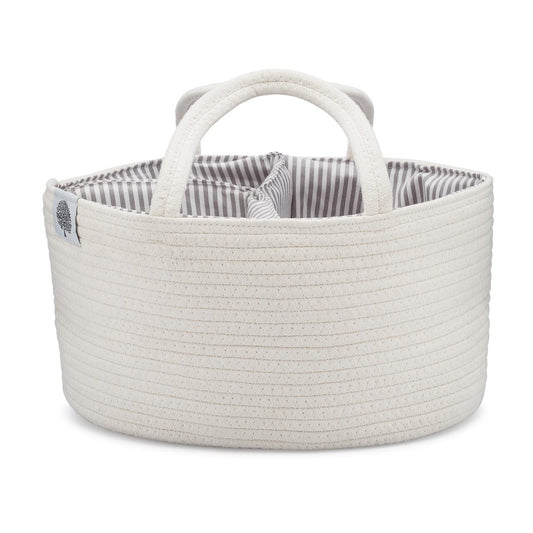 Panier à couches en corde – Organisateur de table à langer