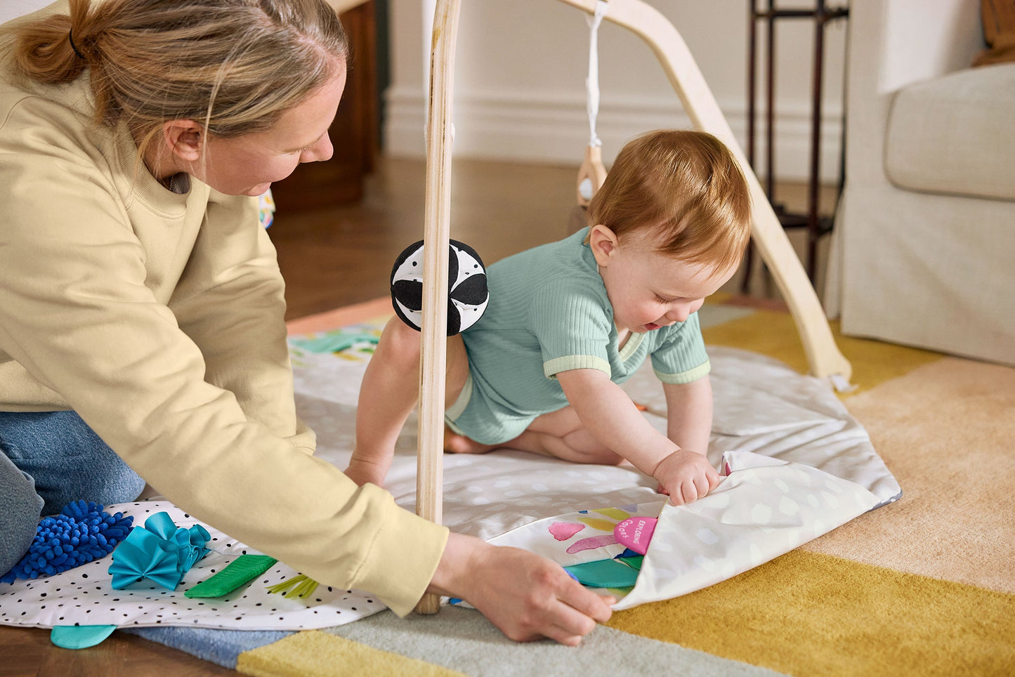 Tapis d’éveil évolutif pour bébé
