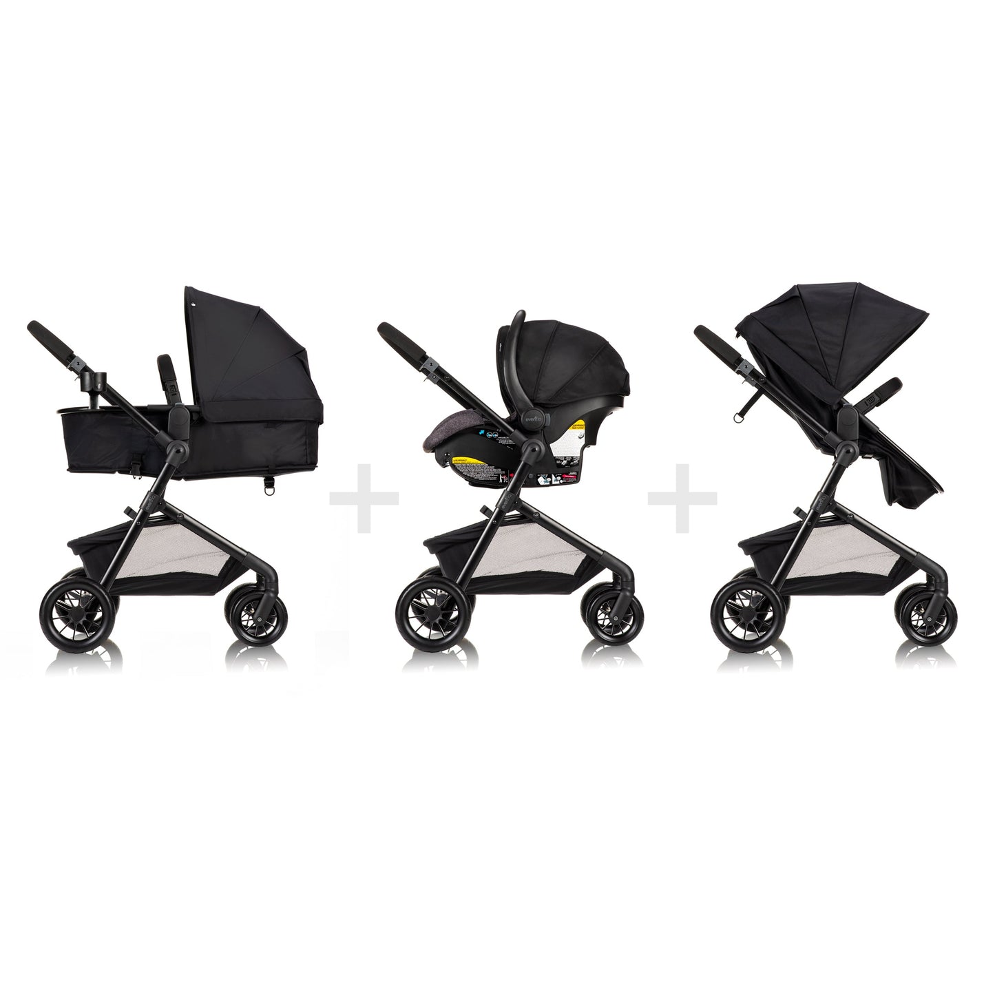 Système de voyage modulaire Pivot avec siège auto bébé LiteMax et barre anti-rebond