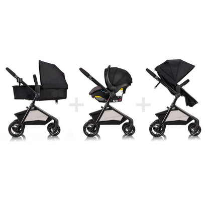 Système de voyage modulaire Pivot avec siège auto bébé LiteMax et barre anti-rebond
