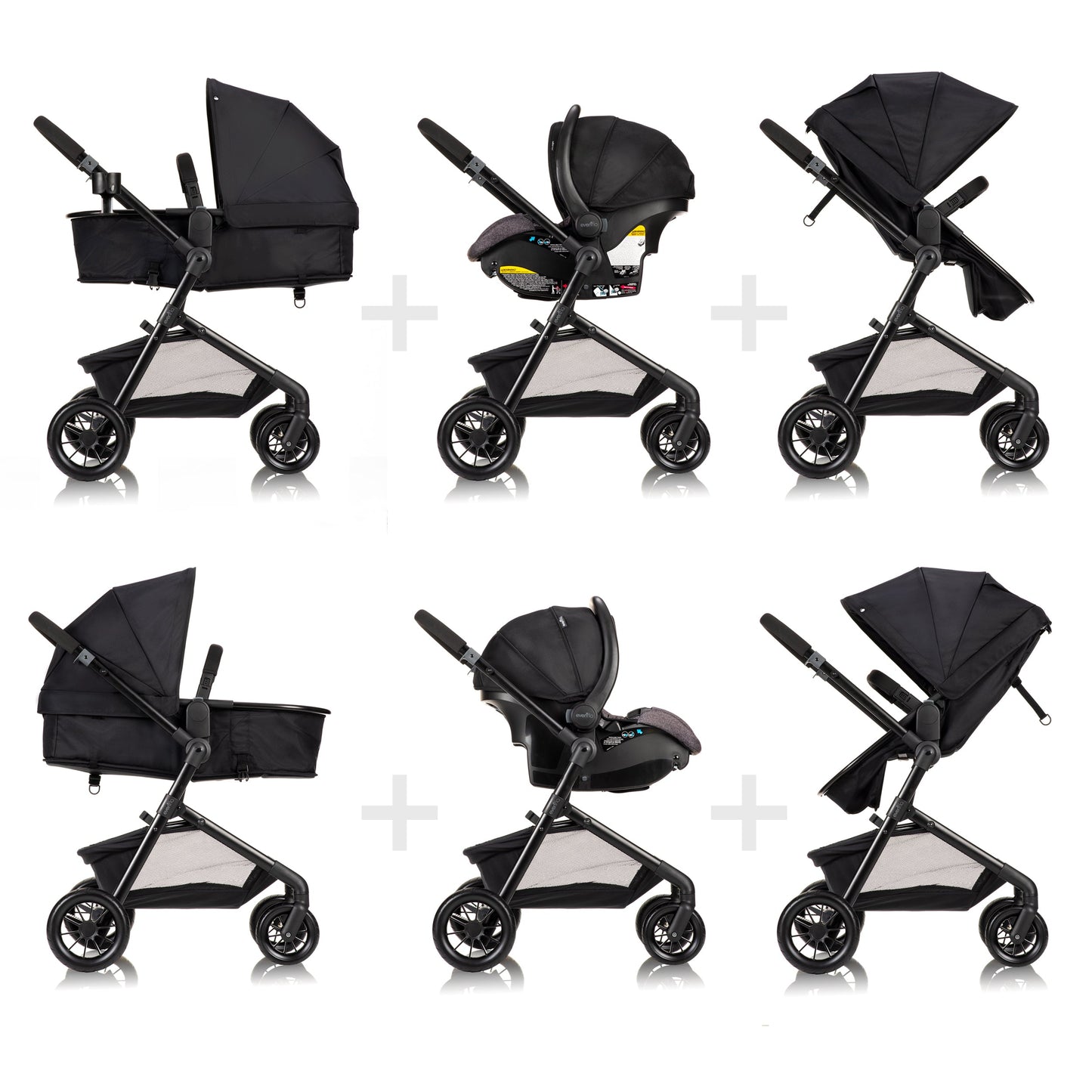 Système de voyage modulaire Pivot avec siège auto bébé LiteMax et barre anti-rebond