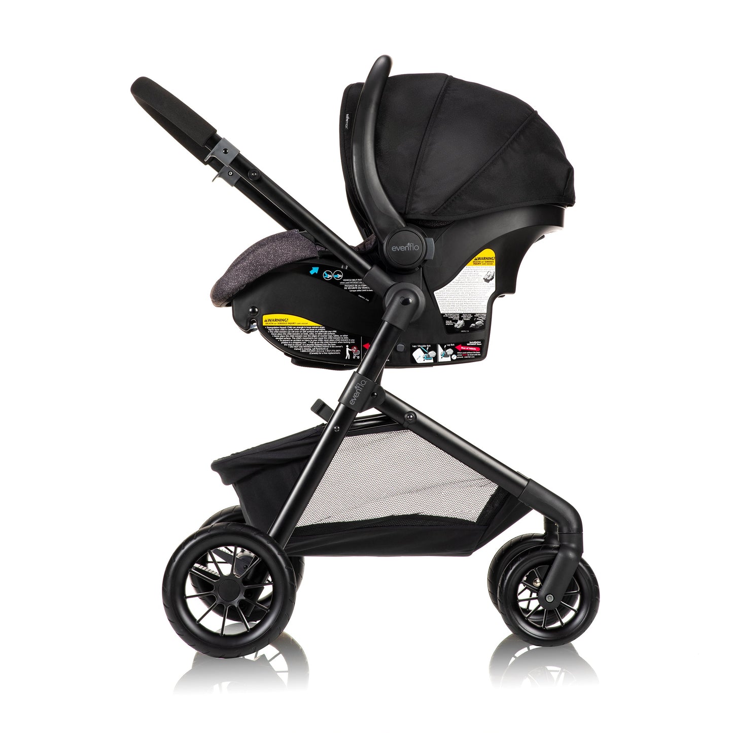 Système de voyage modulaire Pivot avec siège auto bébé LiteMax et barre anti-rebond