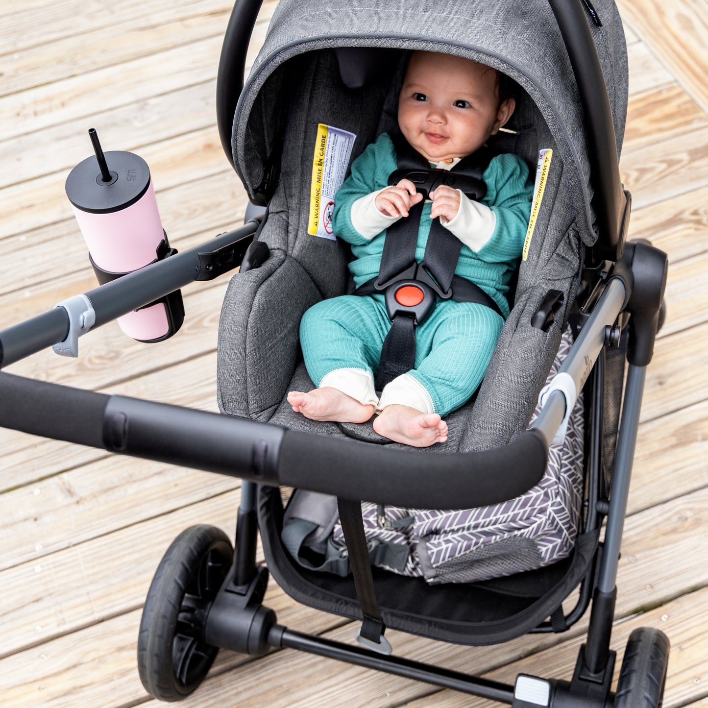 Système de voyage modulable 2-en-1 avec siège auto pour nourrisson - Promotion