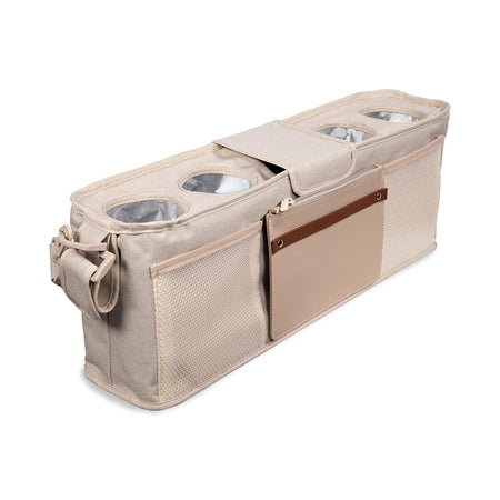 Console parentale pour poussette avec 4 porte-gobelets isothermes