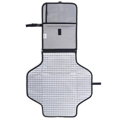 Grand matelas à langer portable - Gris uni