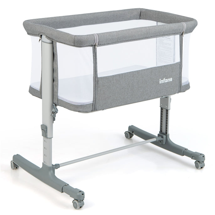 Berceau bébé 3-en-1, lit d'appoint pour nouveau-né, berceau pliable avec matelas, montage facile