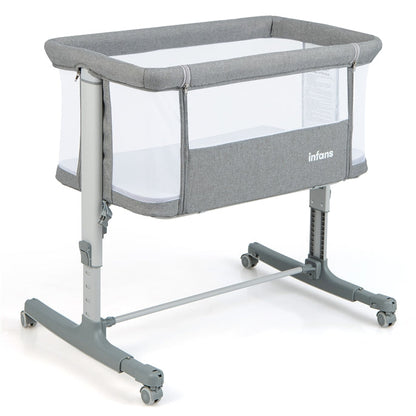 Berceau bébé 3-en-1, lit d'appoint pour nouveau-né, berceau pliable avec matelas, montage facile