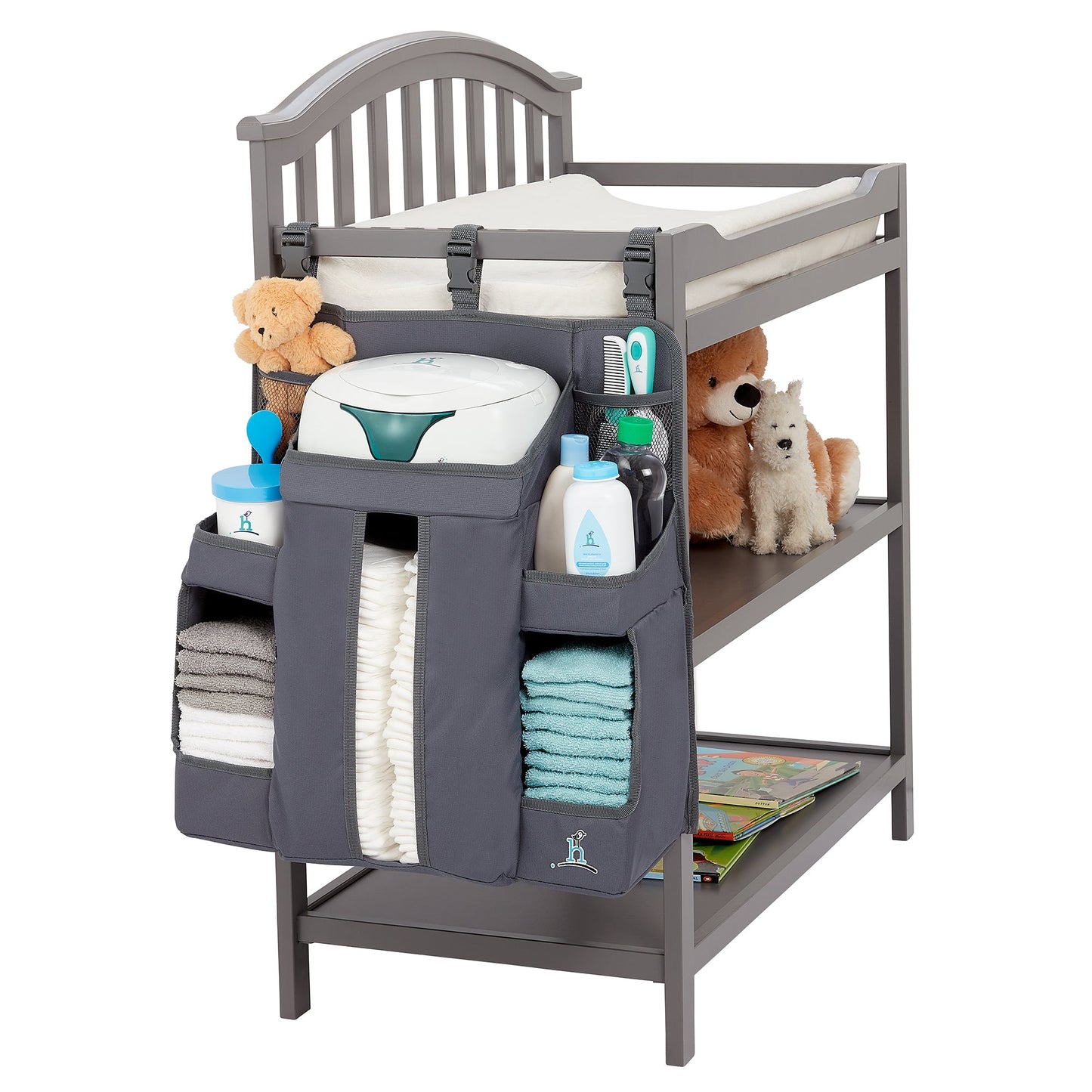 Organisateur pour chambre de bébé et panier à couches