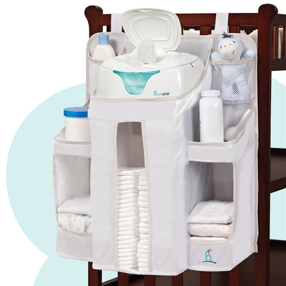 Organisateur pour chambre de bébé et panier à couches
