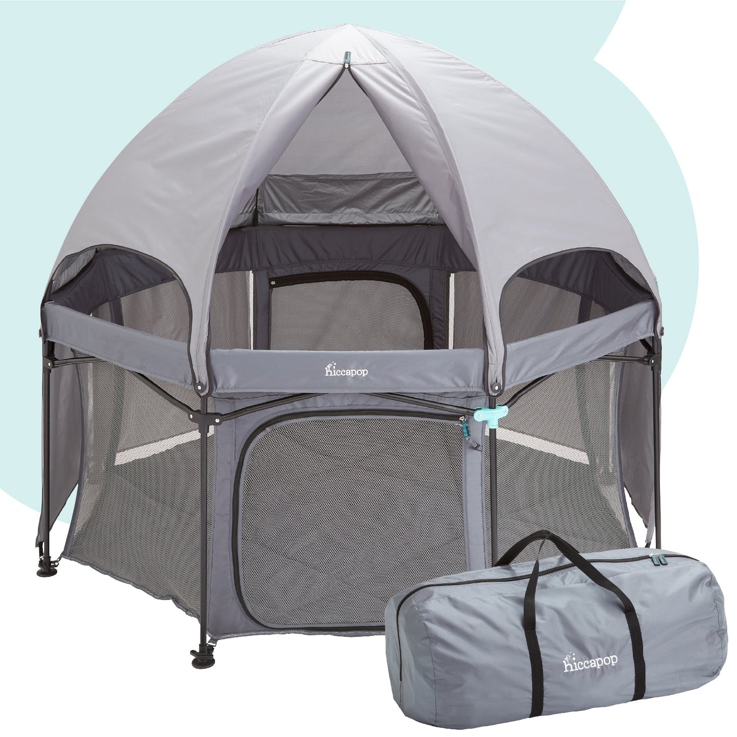 Parc de jeu portable 69" PlayPod pour bébés et tout-petits [Dôme inclus]