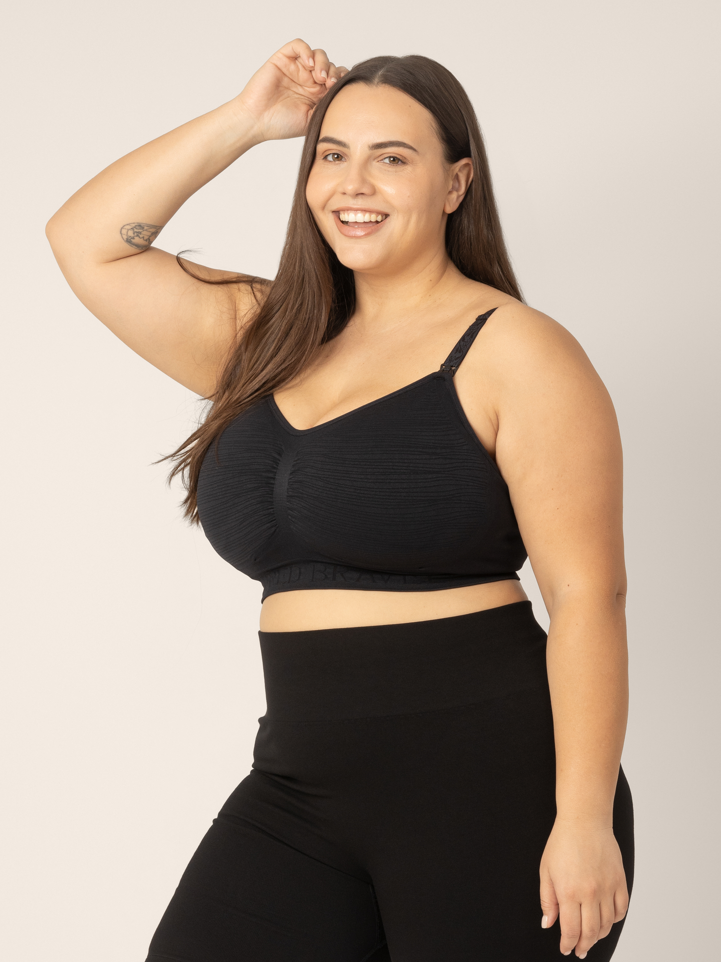 Brassière d'allaitement et de pompage mains libres | Noir