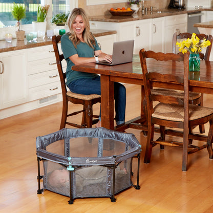 Lit Bébé de Voyage Compact avec Dôme - Parfait pour les Déplacements