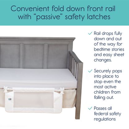Barrière de Lit Convertible pour Tout-Petits