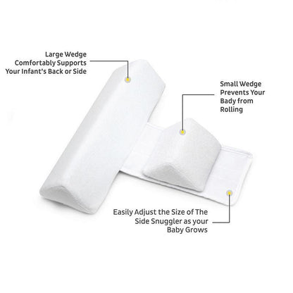 Oreiller Anti-Roulis pour Bébé - Officiel Safer Side Sleeper™