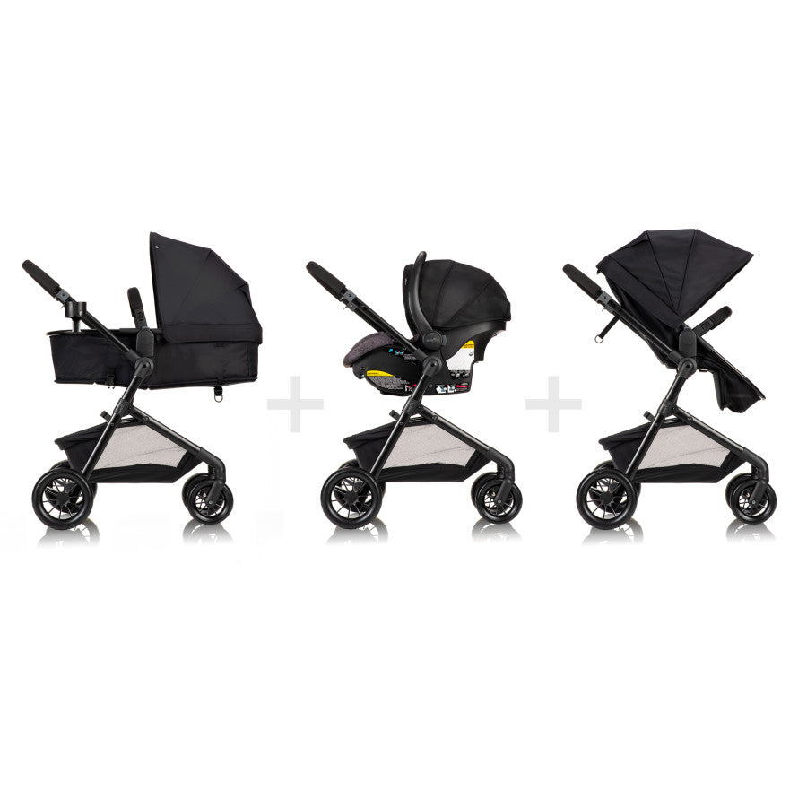 Système de voyage modulaire Pivot avec siège auto bébé LiteMax et barre anti-rebond