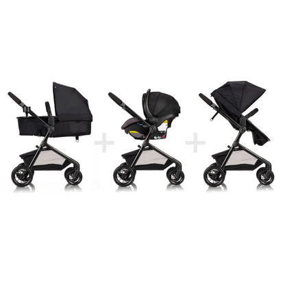 Système de voyage modulaire Pivot avec siège auto bébé LiteMax et barre anti-rebond