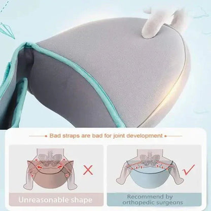 Porte-bébé avec siège de hanche et sangle d'épaule pour les 0-36 mois