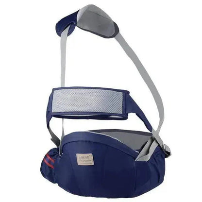 Porte-bébé avec siège de hanche et sangle d'épaule pour les 0-36 mois