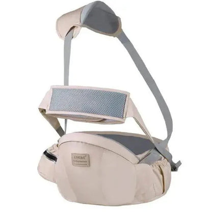 Porte-bébé avec siège de hanche et sangle d'épaule pour les 0-36 mois