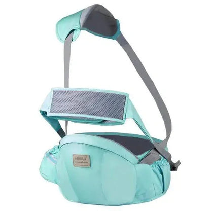Porte-bébé avec siège de hanche et sangle d'épaule pour les 0-36 mois