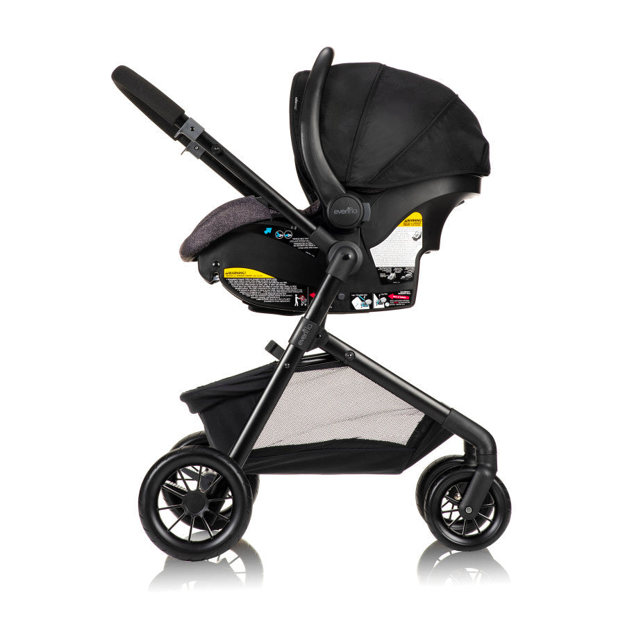Système de voyage modulaire Pivot avec siège auto bébé LiteMax et barre anti-rebond