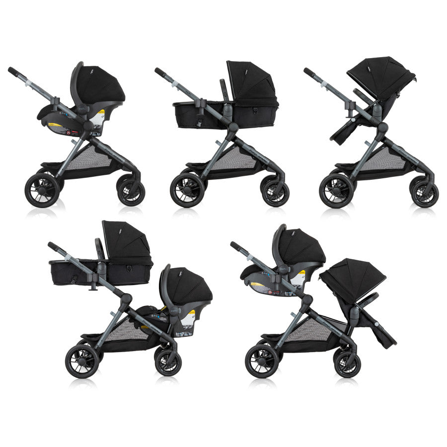 Système de voyage modulable 2-en-1 avec siège auto pour nourrisson - Promotion