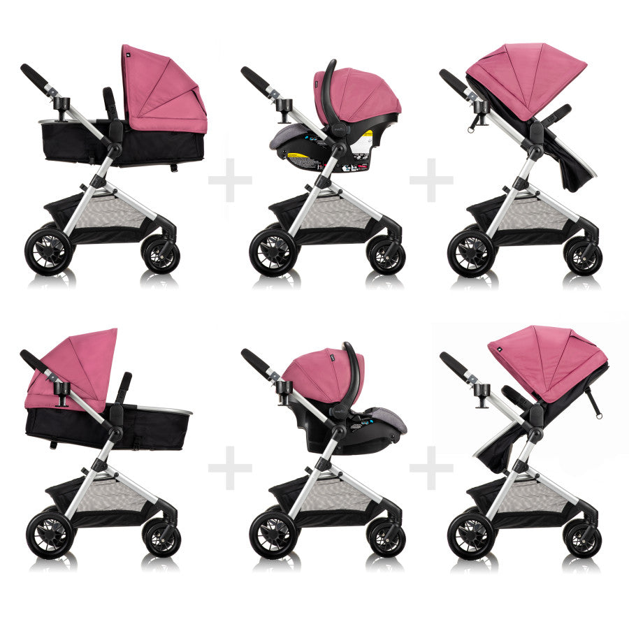 Système de voyage modulaire Pivot avec siège auto bébé LiteMax et barre anti-rebond