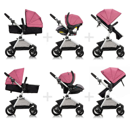 Système de voyage modulaire Pivot avec siège auto bébé LiteMax et barre anti-rebond