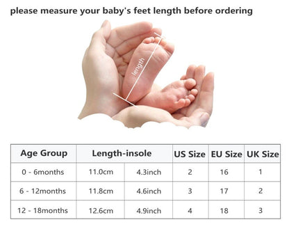 LoveBaby Chaussures pour bébés nouveau-nés | Semelle en caoutchouc et antidérapantes