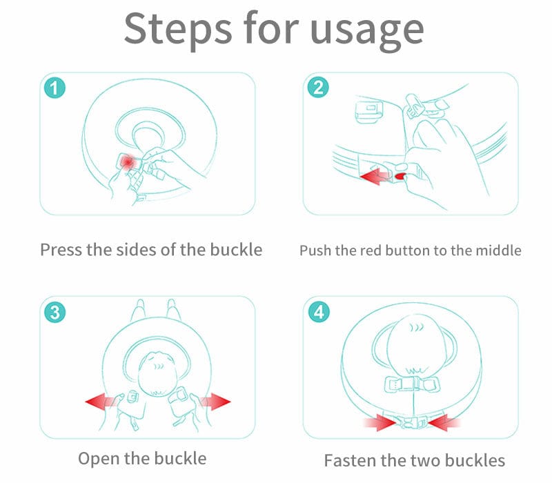 Kiddloo™ Bouée pour Bébé à Anneau de Cou pour 0-12 Mois