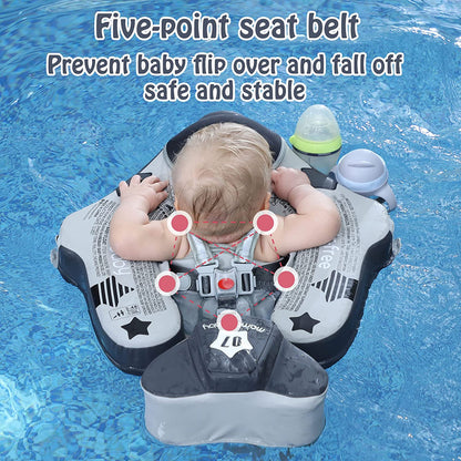 Mambobaby™ Bouée pour Bébé avec Parasol - Variante Avion
