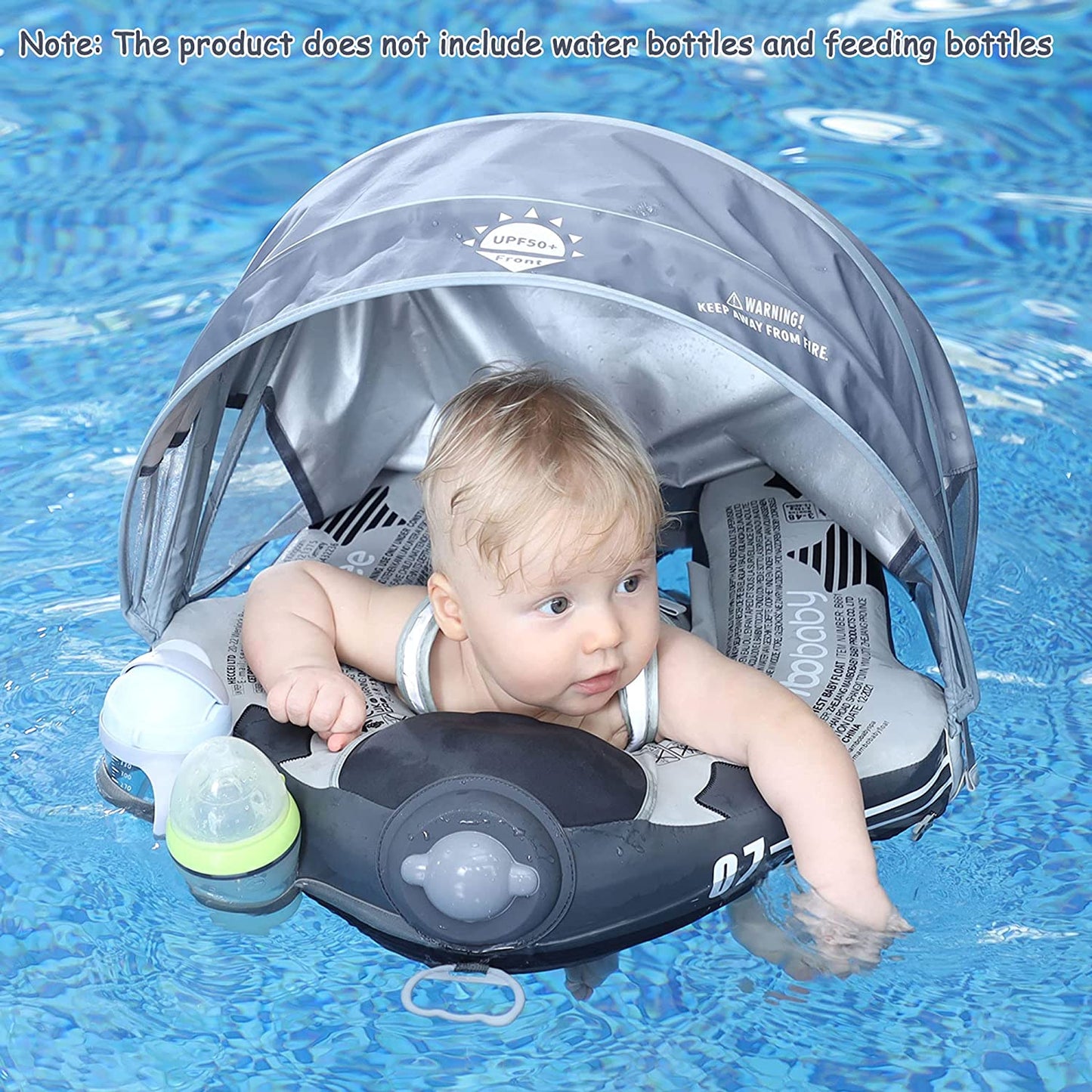 Mambobaby™ Bouée pour Bébé avec Parasol - Variante Avion