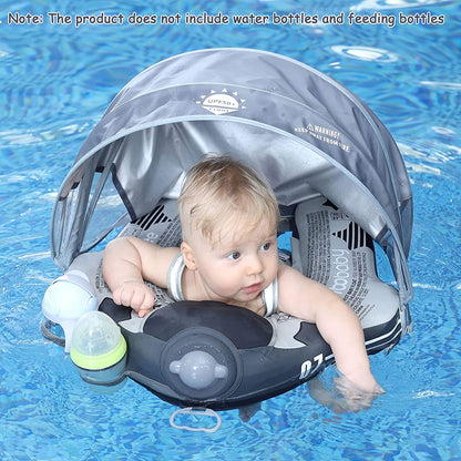 Mambobaby™ Bouée pour Bébé avec Parasol - Variante Avion