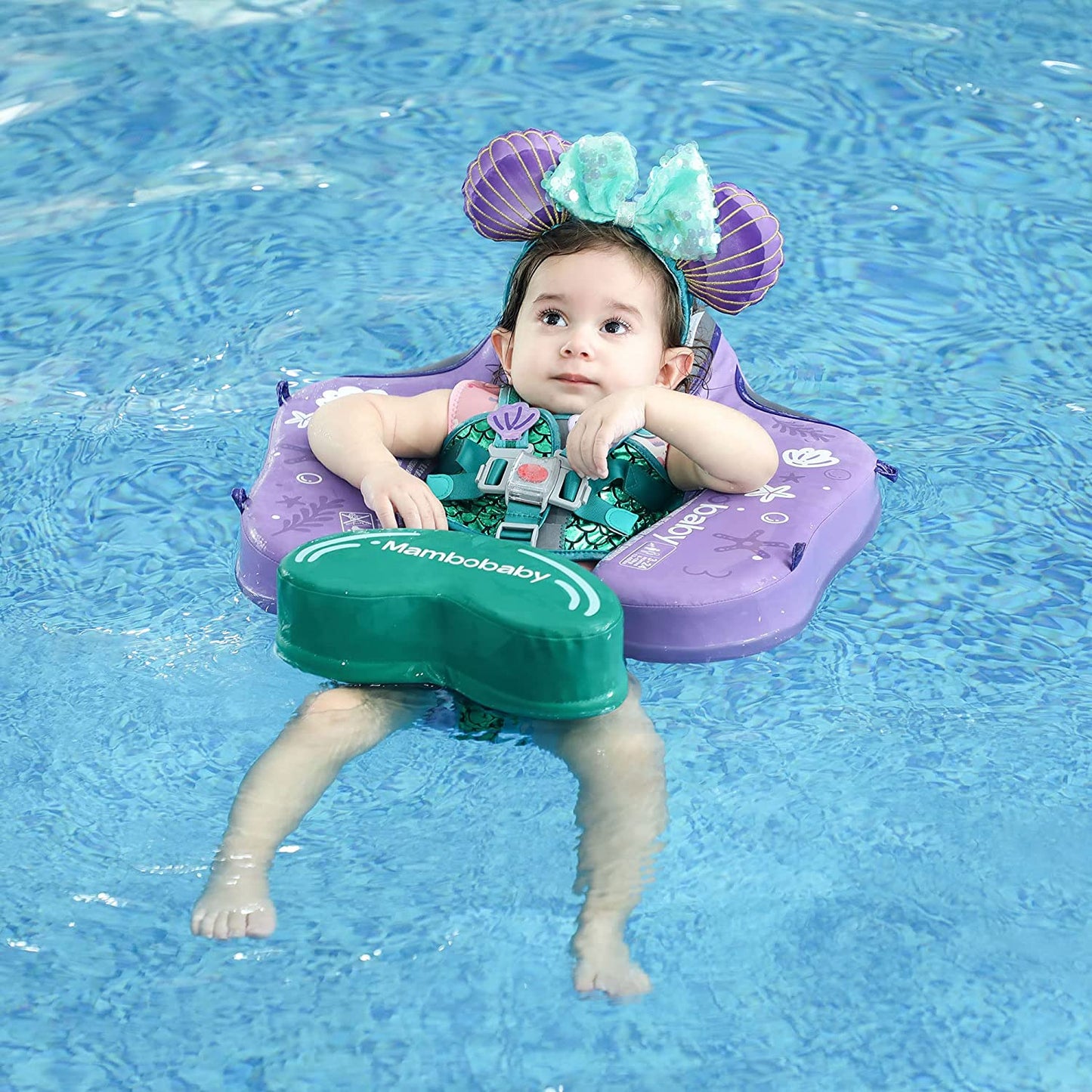 Mambobaby™ Bouée pour Bébé avec Parasol - Variante Avion