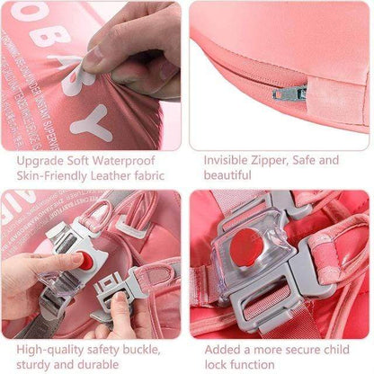 MamboBaby™ Bébé Flotteur de Piscine avec Parasol Solaire Âge 3-24 Mois