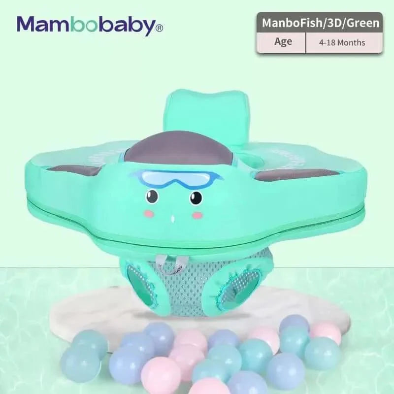 MamboBaby™ Siège Flottant pour Bébé (Nourrisson/Tout-Petit) pour Piscine – 3 à 18 Mois