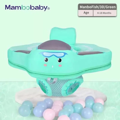 MamboBaby™ Siège Flottant pour Bébé (Nourrisson/Tout-Petit) pour Piscine – 3 à 18 Mois