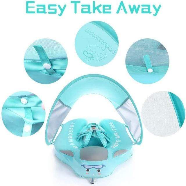 MamboBaby™ Nouveau Flotteur de Natation Narval pour enfants de 3 à 24 mois
