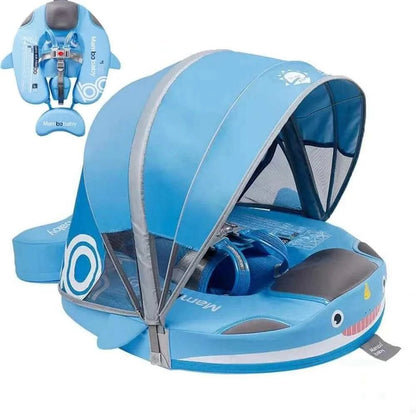 MamboBaby™ Nouveau Flotteur de Natation Narval pour enfants de 3 à 24 mois