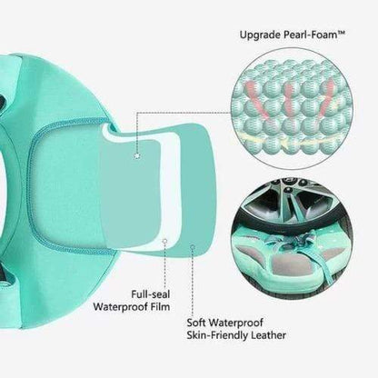 MamboBaby™ Bouée de Natation Taille pour Nourrisson/Tout-Petit avec Canopée – Pour 8 à 48 Mois