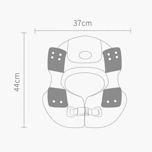MamboBaby™ Bouée de Natation Taille pour Nourrisson/Tout-Petit avec Canopée – Pour 8 à 48 Mois