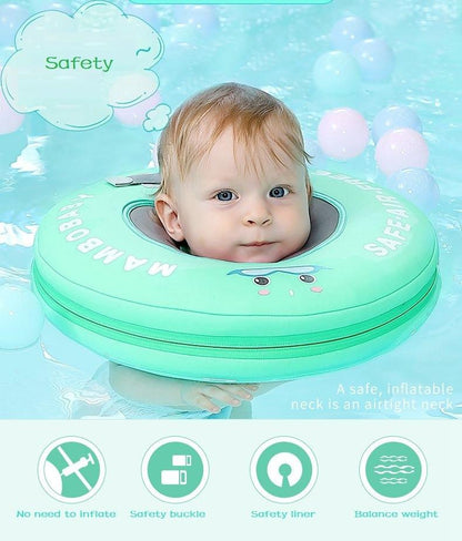 MamboBaby™ Bouée de Natation à Anneau Cervical - Âge 0-12 Mois