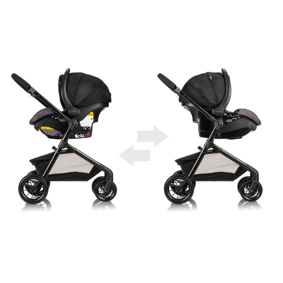 Système de voyage modulaire Pivot avec siège auto bébé LiteMax et barre anti-rebond