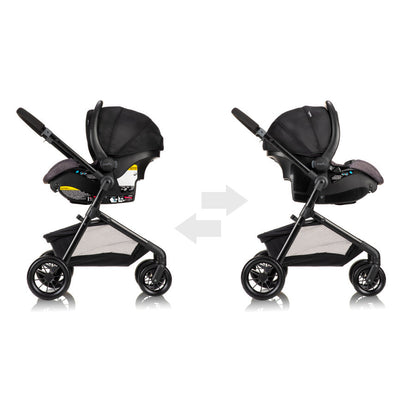Système de voyage modulaire Pivot avec siège auto bébé LiteMax et barre anti-rebond